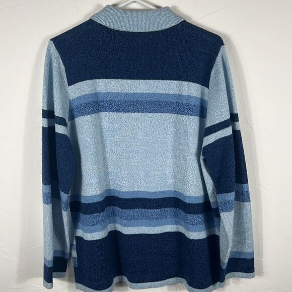 🎄☃️ ALLISON DALEY II Knit Full Zip Sweater - Embroidered Puppy Dogs - 2XL - EUC - Picture 8 of 8